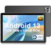 DOOGEE T10S Tablet Android 13, 11GB RAM+128GB ROM(TF 1TB), Tablet 10 Pollici, Octa-Core, 6600mAh, Dual 4G LTE/SIM, 8MP+5MP Fotocamera, Tablet in Offerta, TÜV SÜD Protezione Occhi, Widevine L1