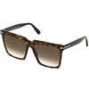 Tom Ford Occhiali da Sole SABRINA-02 FT 0764 Dark Havana/Roviex Shaded 58/16/140 donna