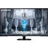 Samsung Monitor Gaming Odyssey Neo G7 (S43CG700), Flat, 43'', 3840x2160 (UHD), 16:9, HDR10+, VA, 144Hz, 1ms (MPRT), Freesync Premium Pro, HDMI, DP, USB, Ingresso Audio, WiFi, Bluetooth, Casse