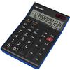 Sharp Electronics EL145TBL - Calcolatrice, 14 cifre, calcolo imposte, blu/nero