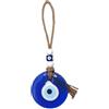 GUOYOU Occhio Turco, Amuleto da Parete con Occhio Blu Turco, 5 cm Vetro Evil Eye Ciondolo Amuleto, Malocchio Auto Decorazione da Parete, per Decorazione per la Casa, Good Luck Ornament
