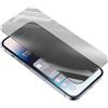 cellularline | Top Secret Glass - iPhone 14 Pro Max | Vetro Temperato 9H con Filtro Privacy Integrato - Formula Antibatterica Integrata nel Vetro | Trasparente