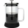 Café Olé Caffettiera a doppia parete in vetro, con stampa francese, base antiscivolo in silicone, 6 tazzine da caffè da 800 ml