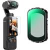 K&F CONCEPT Filtro Magnetico Black-Mist 1/2 Compatibile OSMO Pocket 4/3 | Black Diffusion 1/2 in Vetro Ottico con Nano-rivestimento -FD161