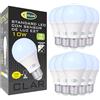 CLAR - Lampadina Crepuscolare da Esterno E27, 10W 6000ºK, Pack 10 Pezzi