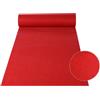 uyoyous Tappeto da matrimonio, VIP eventi, rosso, 10 m x 1 m, 2 mm, usa e getta