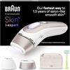 Braun Skin I·Expert Epilatore LUCE PULSATA Smart, Epilazione A Casa Tua, Alternativa Al laser, Con App Gratuita, Include Custodia, Rasoio Venus, 2 Testine Per Viso E Corpo PL7147