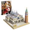 CubicFun National Geographic Puzzle 3D Piazza di San Marco, con Libretto di Fotografia, 107 pezzi