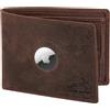 Fa.Volmer ® - Portafoglio da uomo in pelle con protezione RFID, doppia cucitura extra stabile, 6 scomparti per carte di credito, formato orizzontale, schlanke Brieftasche, Classico