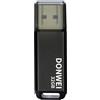DONWEI Chiavetta USB, Pen Drive 32 GB, Penna USB 2.0, USB 32GB Con Indicatore Led Per L'Archiviazione E Il Backup Dei Dati-Nero