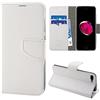 N NEWTOP Cover Compatibile con Apple iPhone 7-8 PLUS, HQ Lateral Custodia Libro Flip Chiusura Magnetica Portafoglio Simil Pelle Stand (Bianco)