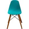 Chickwin Coprisedie Scandinavo, Tinta Unita Coprisedia Elasticizzati con Schienale 1 2 4 6 Pezzi, Fodere per Sedie da Sala da Pranzo Fodere Coprisedia Antiscivolo (Blu Pavone,4 Pezzi)