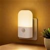 GRIFEMA GD103-1 Luce Notturna per Bambini 5 Livelli di Luminosità Regolabili, Luce Notturna con Sensore di Movimento per Cameretta, Bagno, Corridoio, Cucina, Scale, 2700K Bianco Caldo