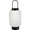Pauleen Paulmann 48253 Lanterna a LED Mobile Glow IP44 con timer, batteria inclusa 1x0,2 Watt per esterni, finitura satinata, Vetro nero, Materiale plastico, Metallo, 2700 K