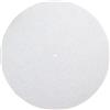 Alnicov Tappetino per giradischi in feltro antistatico spesso 2 mm Tappetino anti-vibrazione Tappetino audiophile per giradischi in vinile LP bianco