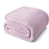 Whale Flotilla Coperta Plaid Pile in Flanella, Coperta Morbida e Calda per Divano Letto Singolo e Matrimoniale, 220 x 240 cm, Lilla