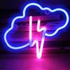 DAKABUKA Cloud Lightning Neon Signs, Bolt LED Lampada da parete decorazione da parete USB o a batteria, per soggiorno, bar, Natale, cameretta dei bambini, sala giochi