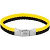 Borussia Dortmund , Bracciale Unisex Adulto, Nero-giallo, 20 centimeters