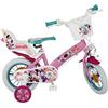 Toimsa 611 - Minnie, Bicicletta per bambina, dimensioni 12, da 3 a 5 anni