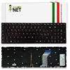 new net - Tastiera Compatibile con Notebook Lenovo Ideapad Y700-15ACZ (Type 80NY), Y700-15ISK (Type 80NV), Y700-17ISK (Type 80Q0) [Senza Frame - Colore Tasti Nero - Retroilluminata - Layout ITA]