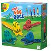 SES Creative 02308 - Dino Egg Race, gioco di coordinazione, gioco in legno per bambini 3 anni