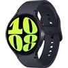 Samsung Galaxy Watch6 SM-R940NZKADBT smartwatch e orologio sportivo 3,81 cm (1.5) OLED 44 mm Digitale 480 x Pixel Touch screen Grafite Wi-Fi GPS (satellitare) [SM-R940NZKADBT]