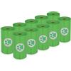 zooplus Exclusive Sacchetti igienici biodegradabili - 10 rotoli (15 sacchetti cad.)