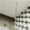 Idralite - Barra di sostegno a soffitto da 80 cm per parete doccia walk in mod. Flip