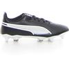 PUMA King Match MxSG Scarpa Da Calcio - Uomo - Nero Bianco