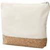 Beauty case cotone 220 gr/m² e base in sughero Teagan personalizzate o neutre