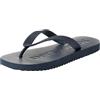 Tommy Jeans Flip Flops Donna Logo Infradito, Grigio (Washed Black), 39