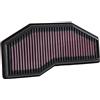 K&N Filtro Aria di ricambio compatibile con Triumph Speed Triple 1050 incl. S & R 2016- / Speed Triple 1050 RS 2020- / Street Triple 675 incl. S & R 2017- (TB-1016)
