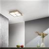 Ondaluce Plafoniera Led in metallo Oro e diffusore in acrilico PASSPARTOU 44x44 cm