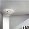 Ondaluce Plafoniera Led ROSE dimmerabile in metallo verniciato Oro D54 cm