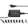 Hama - Alimentatore per notebook, 19V/65W, 7 adattatori