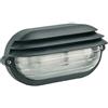 Sovil Applique Grande Ovale E27 Sovil Palpebra Ovale Nero - 788/06