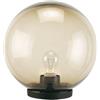 Sovil Testa-palo D.60 Fume' D.200 E27 Sovil Globo Nero - 409/06