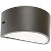 Sovil Applique Chiusa E27 Sovil Umbe Chiusa Grafite - 474/16