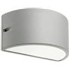 Sovil Applique Chiusa E27 Sovil Umbe Chiusa Alluminio - 474/72