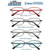 INDUSTRIE OTTICHE ITALIANE Srl OCCHIALE PREMONTATO DA LETTURA DA VICINO STEEL ROSSO +2,50