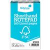 Silvine Quaderno 8 x 5 Everyday FSC, a righe, 8 mm, 160 pagine di carta certificata FSC, rif. FSC160