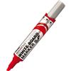 Pentel MWL5 M Whiteboard Marker Maxiflo con sistema a pompa punta rotonda, 2.5 mm, 1 pezzo, Rosso