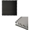 TOORX PROFESSIONAL LINE Tatami ad Incastro Toorx Nero-Grigio 100x100x2 cm con 4 Bordi - Certificato EN71