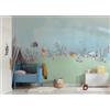 Komar Disney - Carta da parati in tessuto non tessuto, motivo: Winnie the Pooh Curious Minds, dimensioni 400 x 250 cm, per cameretta dei bambini