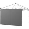 Outsunny Pareti Gazebo 3x3 e 3x6 m in Tessuto Oxford Grigio con Chiusure ad Anello e a Gancio|Aosom