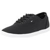 Tommy Hilfiger Sneakers Donna Canvas Lace Up Scarpe, Nero (Black), 40