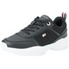 Tommy Hilfiger Sneakers da Runner Donna Scarpe, Nero (Black), 36