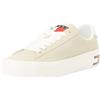 Tommy Jeans Tjw Vulc Flatform Suede Sneaker En0en02519 Vulcanizzata, Pietra sbiancata Beige, 37 EU