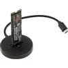 KALEA-INFORMATIQUE Dock USB per SSD M2 di tipo NVMe. Collegamento USB3.2 Gen2 da 10 GB con connettore C. Supporto UASP e Trim.