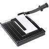 Rendio Taglierina di carta professionale A4, taglierina per foto a leva, taglierina per carta, rilegatrice in acciaio inox, per scuola e ufficio